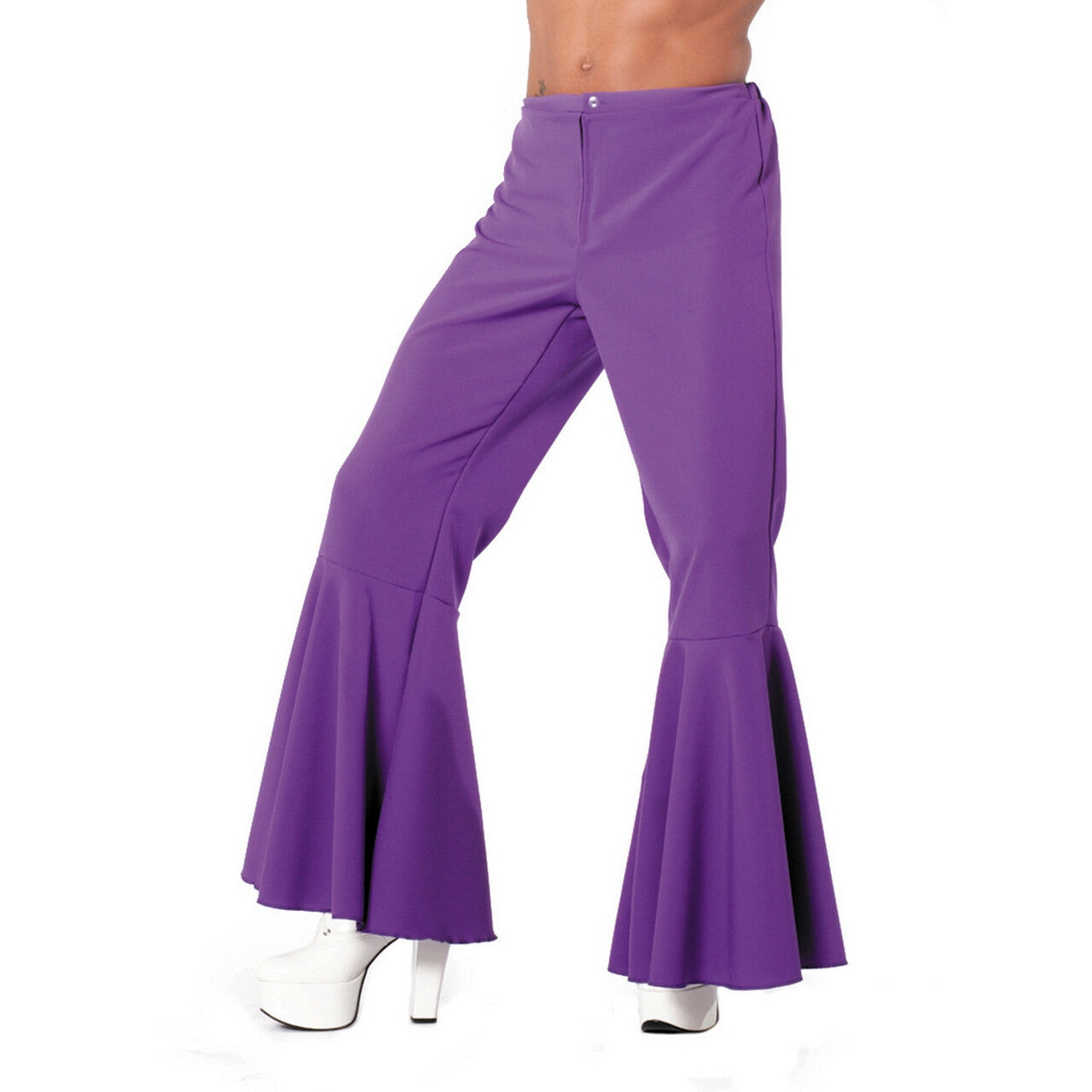 Op deze afbeelding zie je een Accessoires, van het merk Wilbers. Paarse Hippie Broek Bi-Stretch