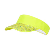 Op deze afbeelding zie je een Accessoires, van het merk Wilbers. Gele Bling Bling Zonneklep