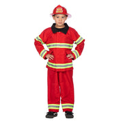 Op deze afbeelding zie je een Kostuums, van het merk Wilbers. Jeugdige Brandweerman Kind Kostuum