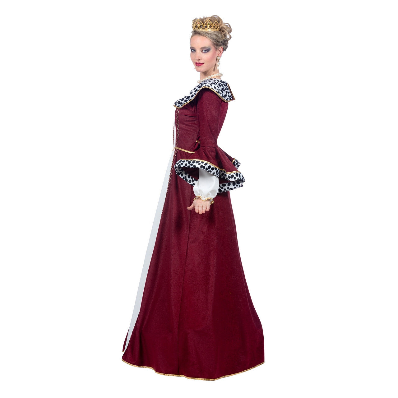 Op deze afbeelding zie je een Kostuums, van het merk Wilbers. Hare Majesteit De Koningin Vrouw Kostuum