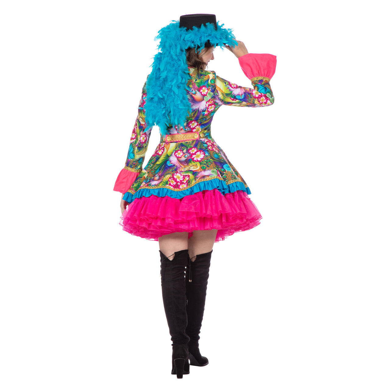Op deze afbeelding zie je een Kostuums, van het merk Wilbers. Luxe Jas Daisy Dreamer Vrouw