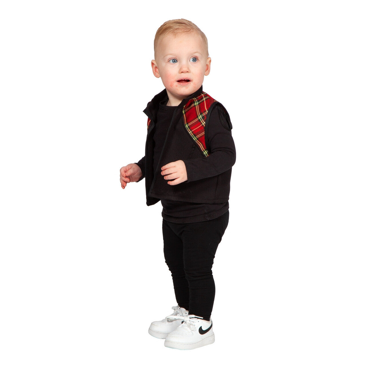 Op deze afbeelding zie je een Kostuums, van het merk Wilbers. Punkrock Baby Vest Kind