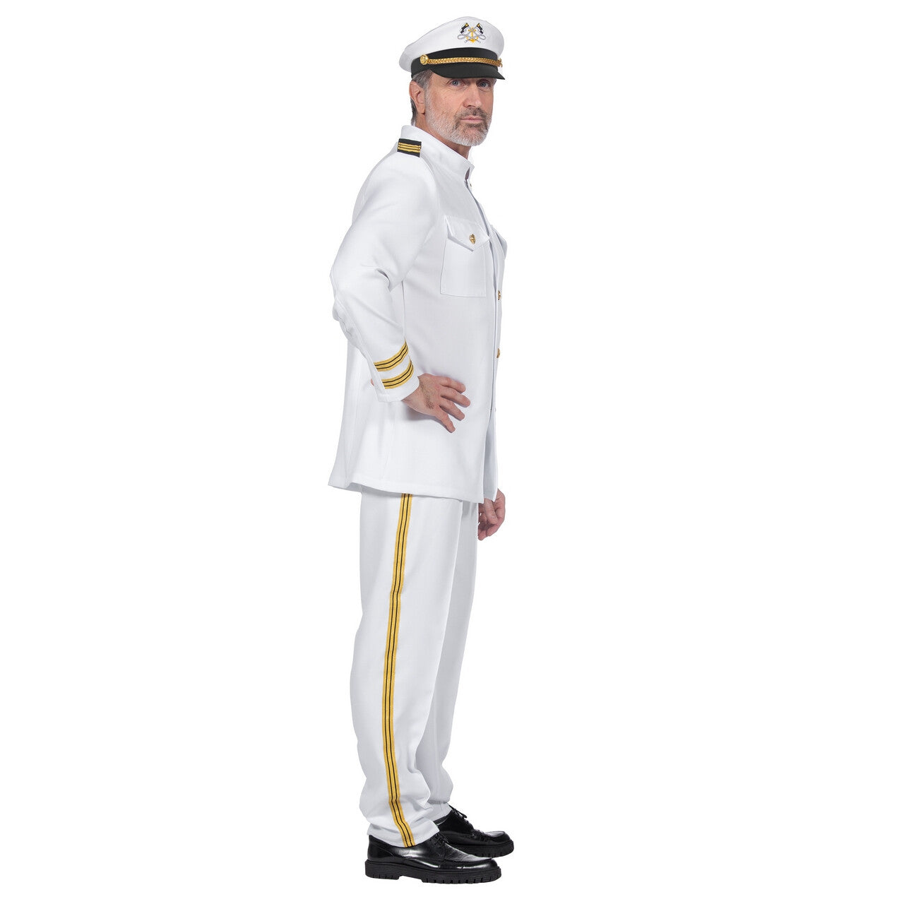 Op deze afbeelding zie je een Kostuums, van het merk Wilbers. Kapitein Cruz Loveship Man Kostuum