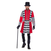 Op deze afbeelding zie je een Kostuums, van het merk Wilbers. Jas Ruiten Rood / Wit / Zwart Man