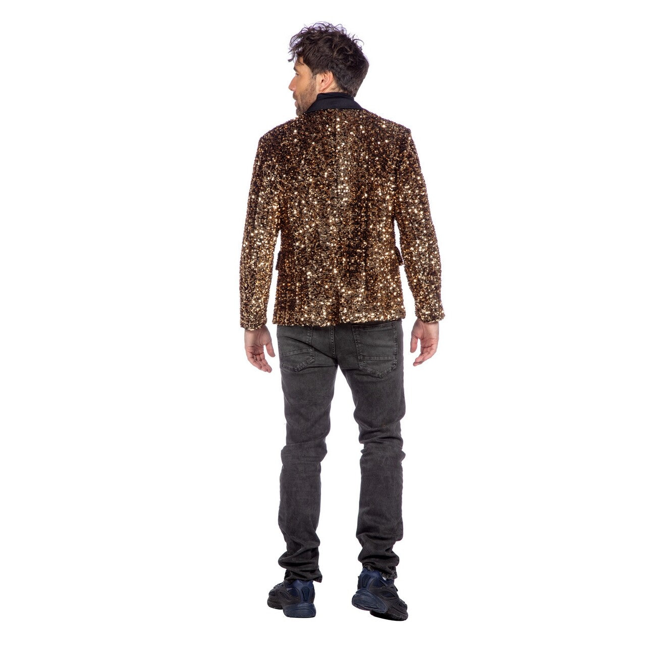 Op deze afbeelding zie je een Kostuums, van het merk Wilbers. Luxe Glamour Guru Colbert Goud Man