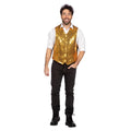 Showstopper Pailletten Gilet Goud Man