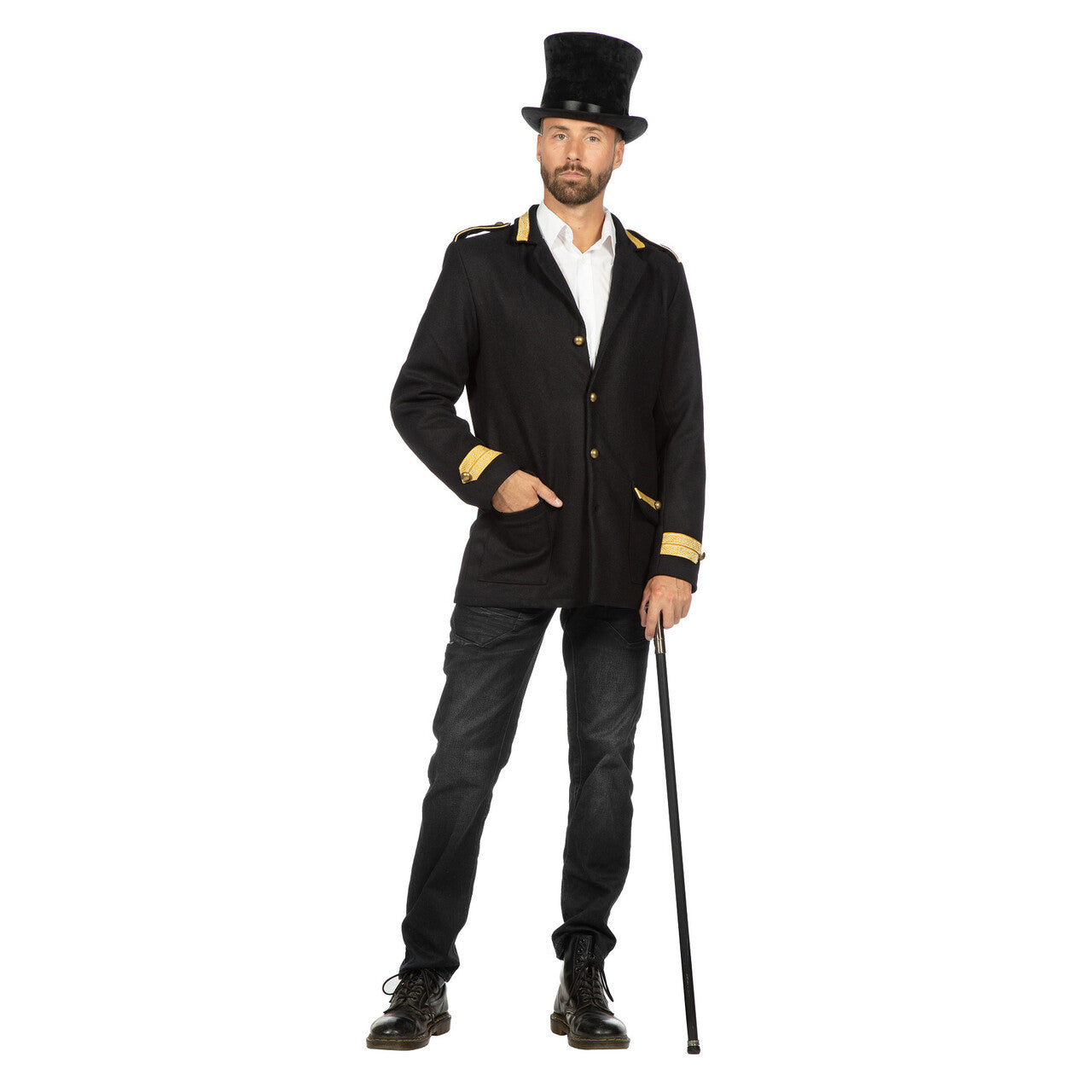 Op deze afbeelding zie je een Kostuums, van het merk Wilbers. Luxe Mr Nice Party Guy Man