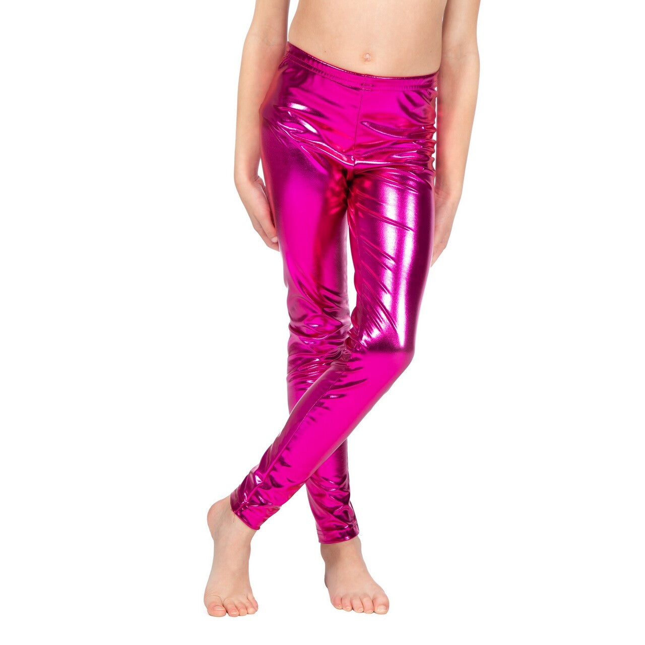 Op deze afbeelding zie je een Kostuums, van het merk Wilbers. Dance Legging Fuchsia Meisje