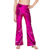 Op deze afbeelding zie je een Kostuums, van het merk Wilbers. Flared Legging Party In Pink Metallic Meisje