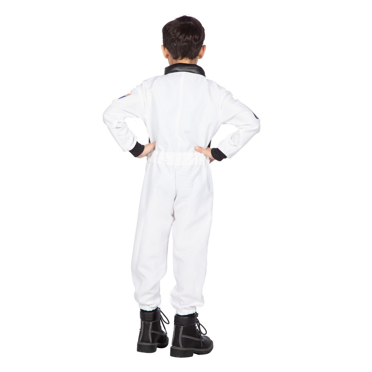 Op deze afbeelding zie je een Kostuums, van het merk Wilbers. Astronaut Nasa Galaxy Kid Kind Kostuum