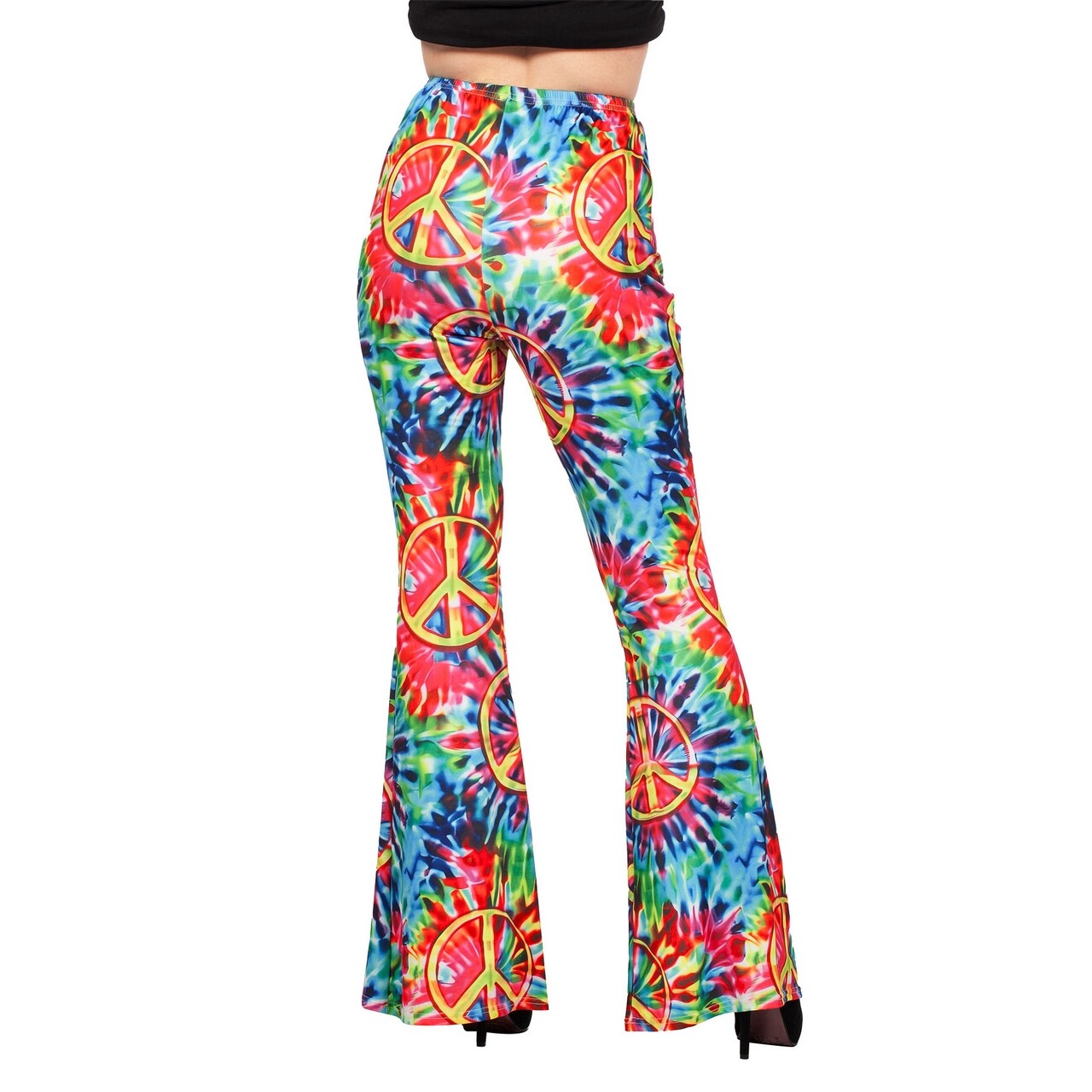 Op deze afbeelding zie je een Kostuums, van het merk Wilbers. Hippie Harmony Peace Broek Vrouw