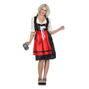 Op deze afbeelding zie je een Kostuums, van het merk Wilbers. Munchen Bierserveerster Claudia Vrouw Kostuum