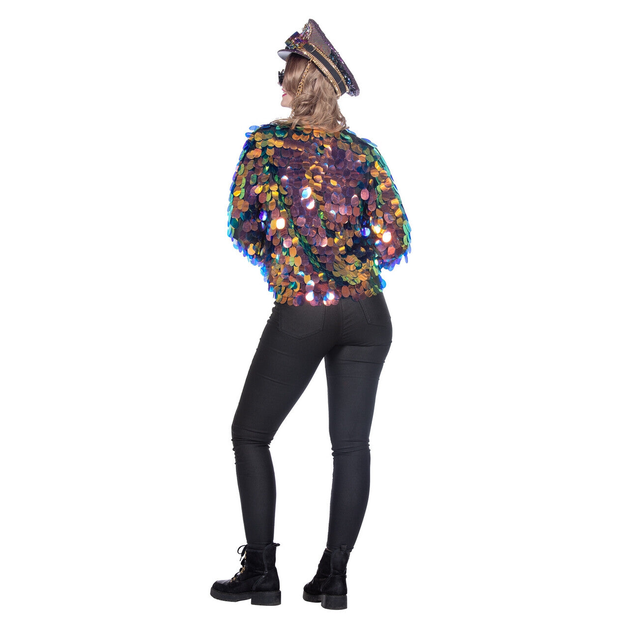 Op deze afbeelding zie je een Kostuums, van het merk Wilbers. Mrs Shine-A-Lot Jas Vrouw