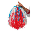 Cheerleader Pret Pompom Rood Wit Blauw 1 Stuk