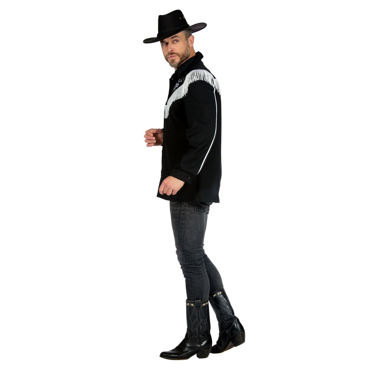 Op deze afbeelding zie je een Kostuums, van het merk Wilbers. Cowboy Bobby Cowrider Man