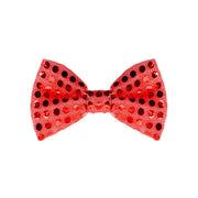 Op deze afbeelding zie je een Accessoires, van het merk Wilbers. Dress To Impress Pailletten Vlinderstrik Rood