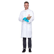 Op deze afbeelding zie je een Kostuums, van het merk Wilbers. Dokter Helpgraag Man Kostuum