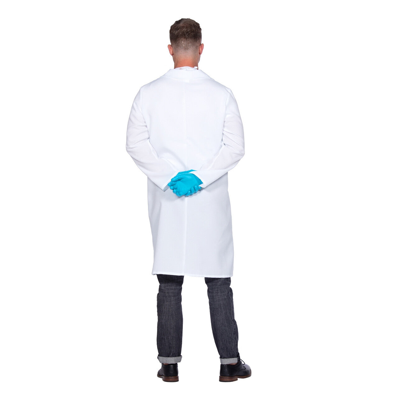 Op deze afbeelding zie je een Kostuums, van het merk Wilbers. Dokter Helpgraag Man Kostuum