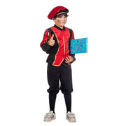 Op deze afbeelding zie je een Kostuums, van het merk Wilbers. Vrolijk Pietje Rood Pietenpak Kind Kind Kostuum