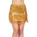 Shake It Off Metallic Franje Rok Goud Vrouw