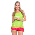 Groene Pailletten Party Top Vrouw