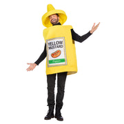 Op deze afbeelding zie je een Kostuums, van het merk Wilbers. Hotdog Gele Mosterd Fles