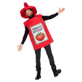 Rode Ketchup Saus Fles Kostuum