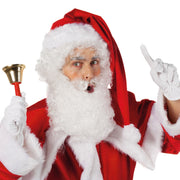 Op deze afbeelding zie je een Accessoires, van het merk Wilbers. Kerstbaard En Pruik Wit
