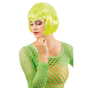 Op deze afbeelding zie je een Accessoires, van het merk Wilbers. Bobline Pruik Neon Geel