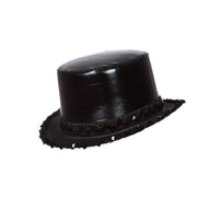 Op deze afbeelding zie je een Accessoires, van het merk Wilbers. Hoge Hoed Donkere Hertog Met Paillettenband