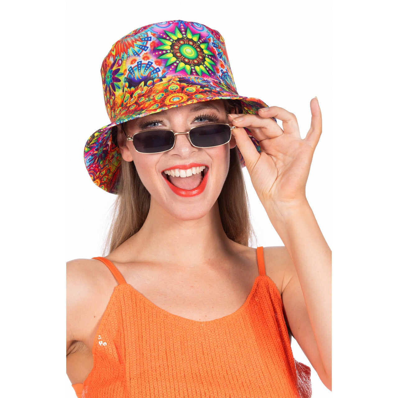 Op deze afbeelding zie je een Accessoires, van het merk Wilbers. Happy Hippie Hoed
