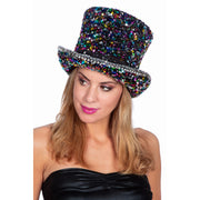 Op deze afbeelding zie je een Accessoires, van het merk Wilbers. Glam Bam Kleurenfeest Pailletten Hoed