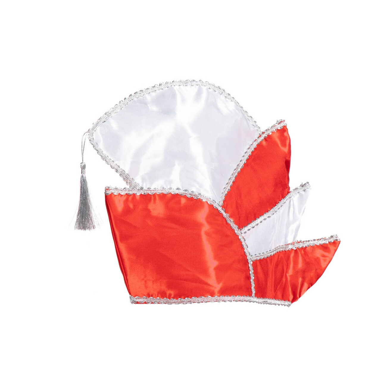 Op deze afbeelding zie je een Accessoires, van het merk Wilbers. Prinsenmuts Carnaval Rood Wit