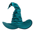Turquoise Fluwelen Hoed Heks