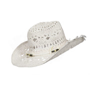 Op deze afbeelding zie je een Accessoires, van het merk Wilbers. Cowboyhoed Bohemien Wit