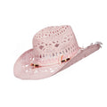Cowboyhoed Bohemien Roze