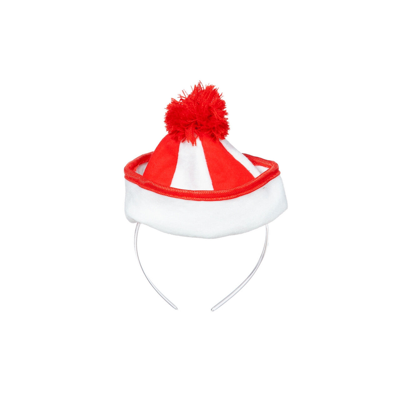 Op deze afbeelding zie je een Accessoires, van het merk Wilbers. Mini Matrozenhoedje Rood Ahoi
