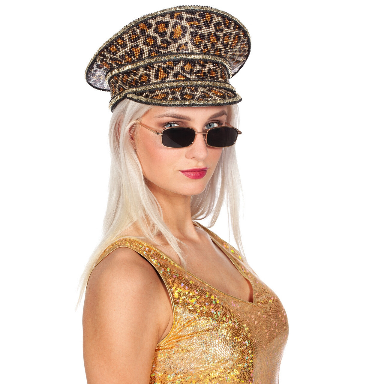 Op deze afbeelding zie je een Accessoires, van het merk Wilbers. Hippe Stoere Zonnebril Zwart Met Goud