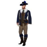Op deze afbeelding zie je een Kostuums, van het merk Wilbers. Heldhaftige Musketier Aramis Man Kostuum
