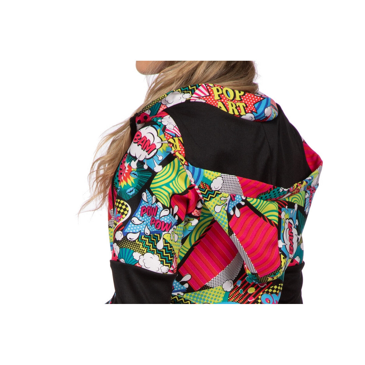 Op deze afbeelding zie je een Kostuums, van het merk Wilbers. Trainingspak Strip Pop Art Kostuum