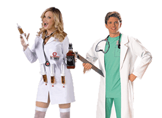 Lieve vergeetachtig Londen Dokter Kostuum morgen nodig? Tot 23:45u | Feestkleding 365