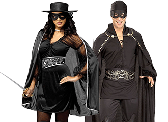 kloof Raap Direct Zorro Kostuum morgen nodig? Tot 23:45u | Feestkleding 365