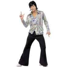 Hallucinerend 70s Retro Man Kostuum